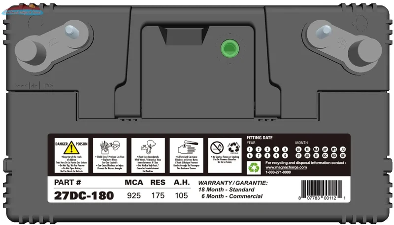 Magnacharge Group 27 Deep Cycle Battery