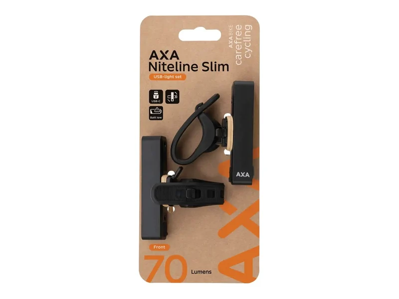 Set d'éclairage AXA Niteline Slim USB