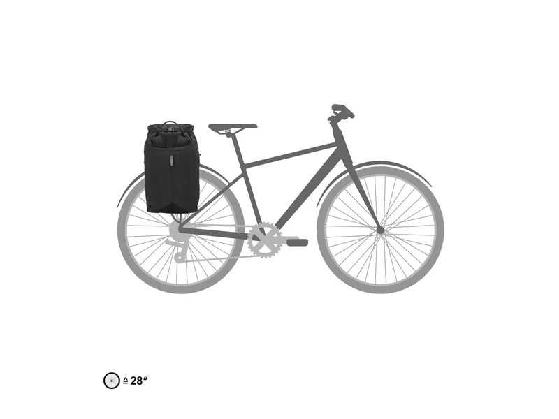 Sac convertible Ortlieb Vario Lite 22L - Black