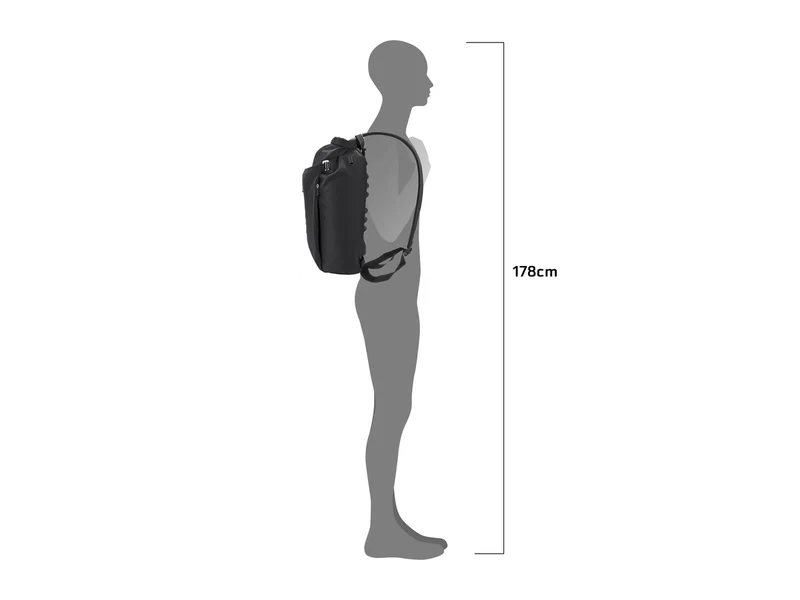 Sac convertible Ortlieb Vario Lite 22L - Black