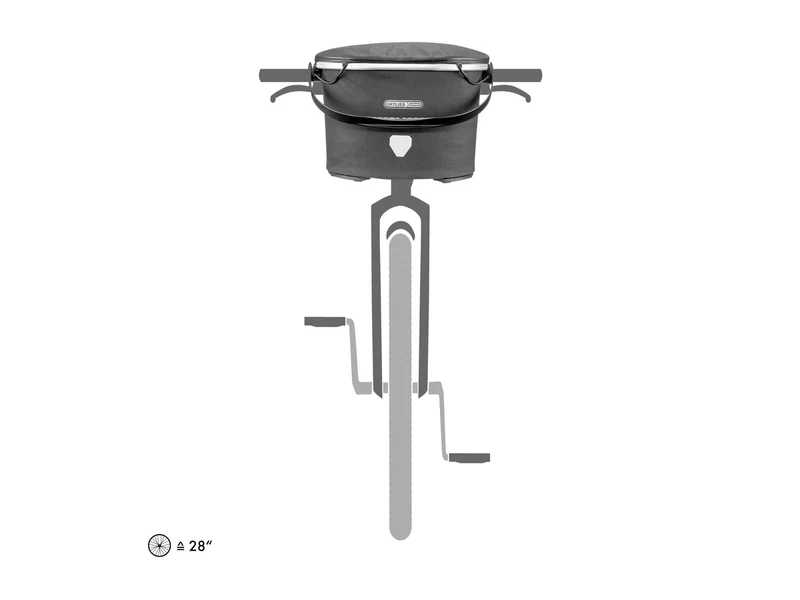 Panier Ortlieb Up-Town Urban - Pepper