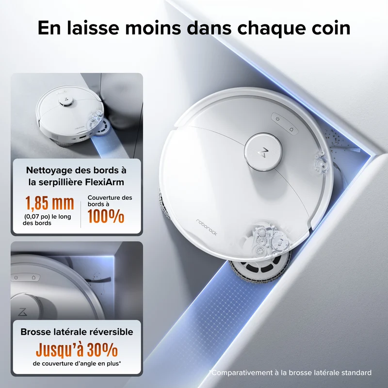 Aspirateur robot Roborock Qrevo 2 Pro avec retrait automatique des serpillières