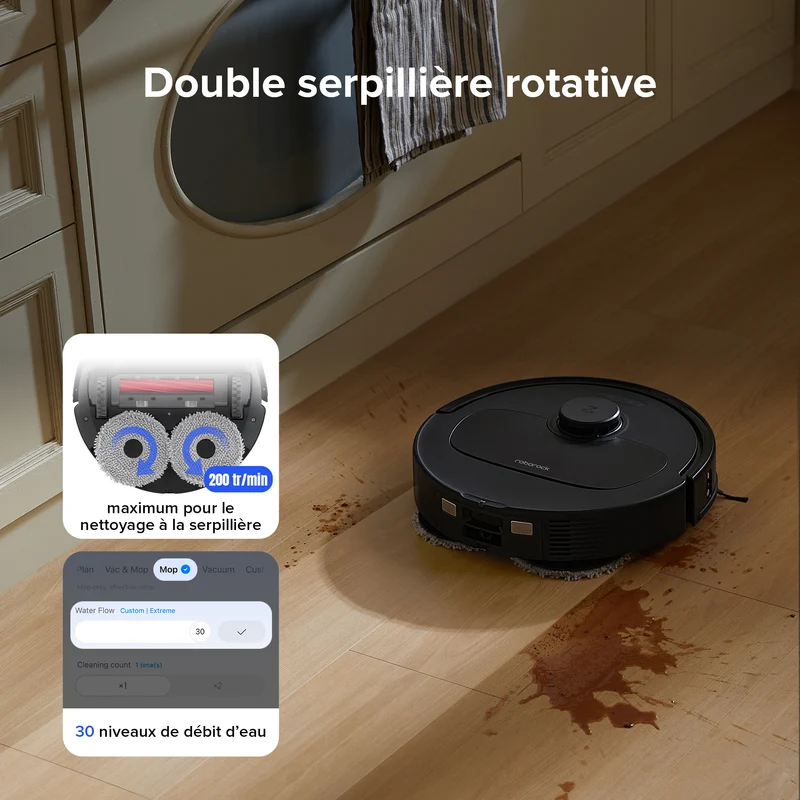 [Reconditionné] Roborock Qrevo S robot aspirateur laveur avec station multifonction