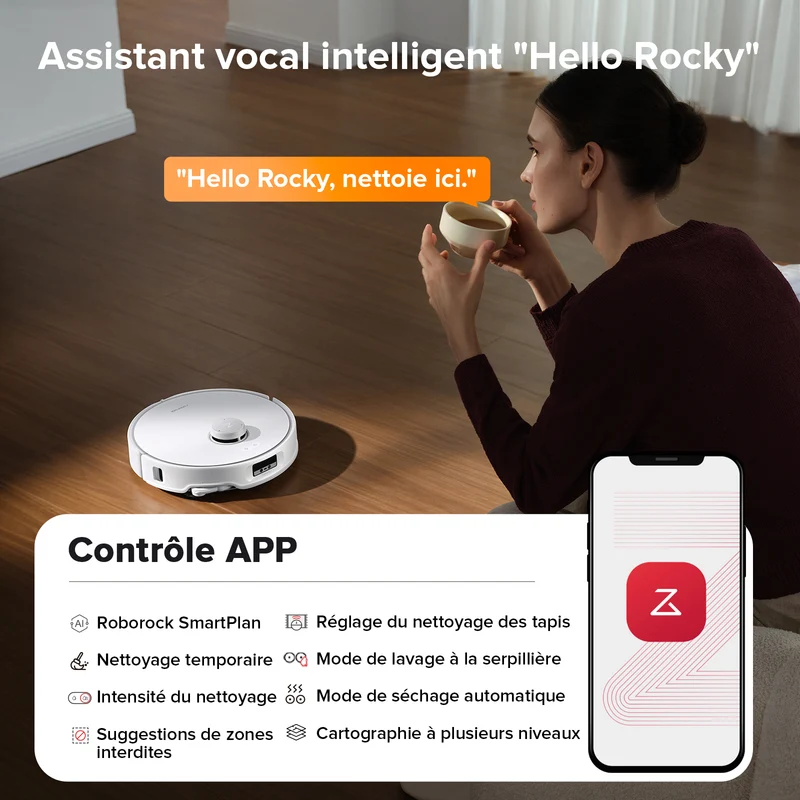 [Reconditionné] Roborock Qrevo Edge robot aspirateur laveur avec station d’accueil multifonctionnelle 3.0