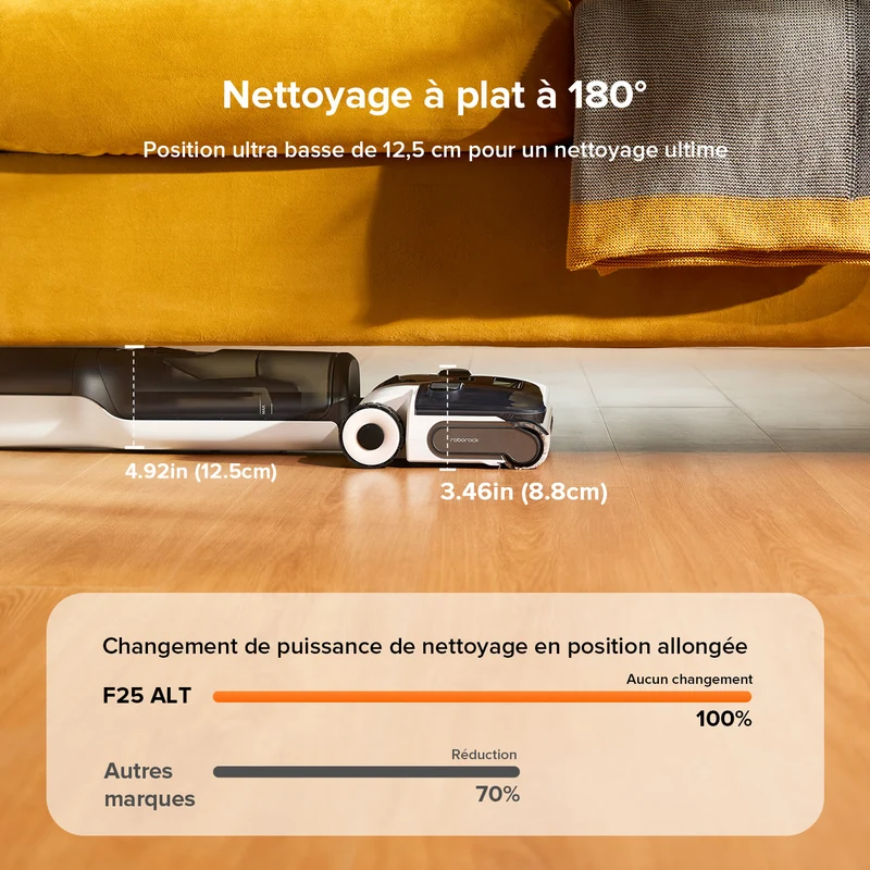 Roborock F25 ALT aspirateur laveur sans fil sec et humide