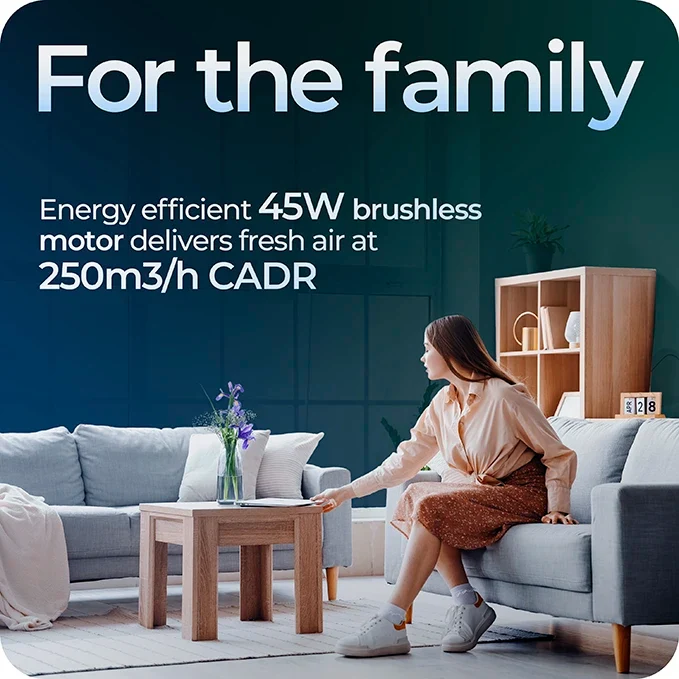Refurbished Avalla R-2200 air purifier with True HEPA filter