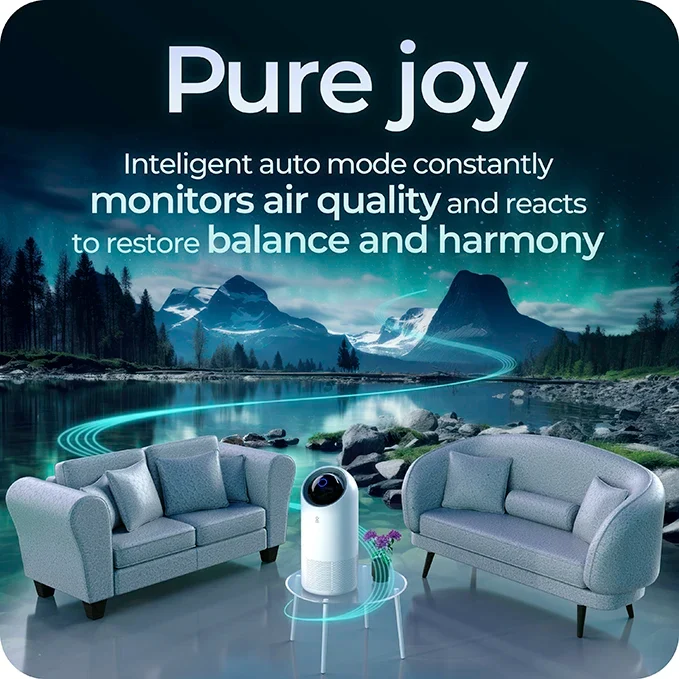 Refurbished Avalla R-2200 air purifier with True HEPA filter