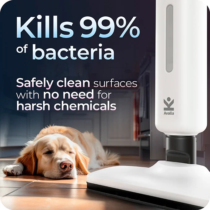 Refurbished Avalla T-20 high pressure steam mop - white