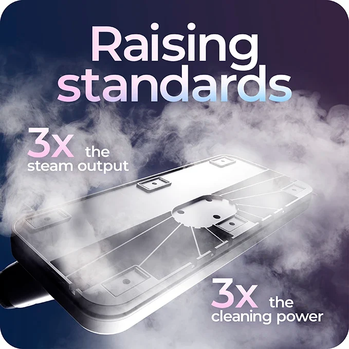 Refurbished Avalla T-20 high pressure steam mop - white