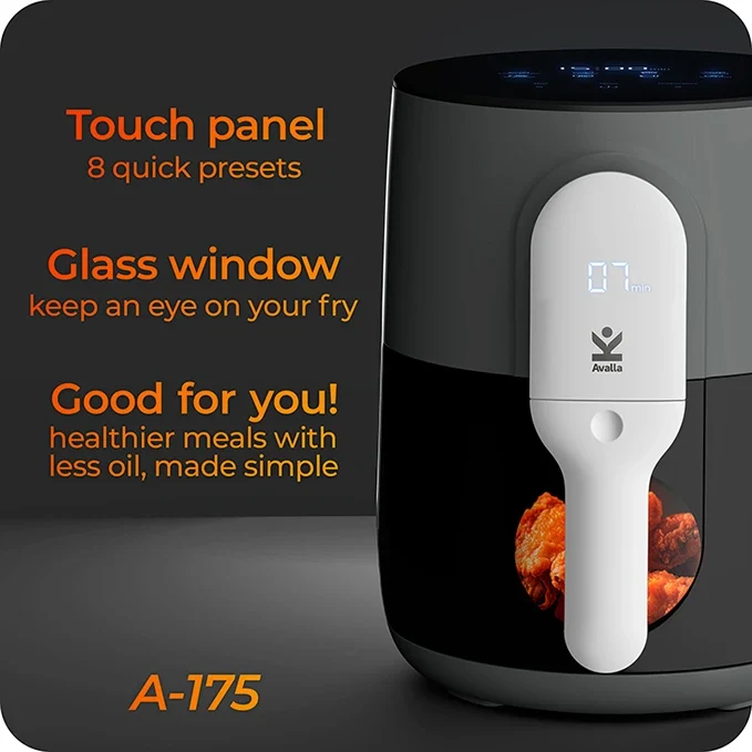 Refurbished Avalla A-175 digital 8-in-1 air fryer - 4l