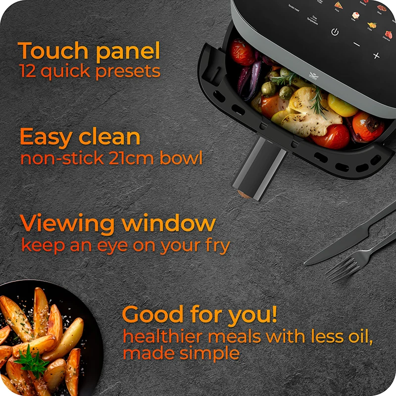 Avalla A-177 Digital 12-in-1 Air Fryer, 5L