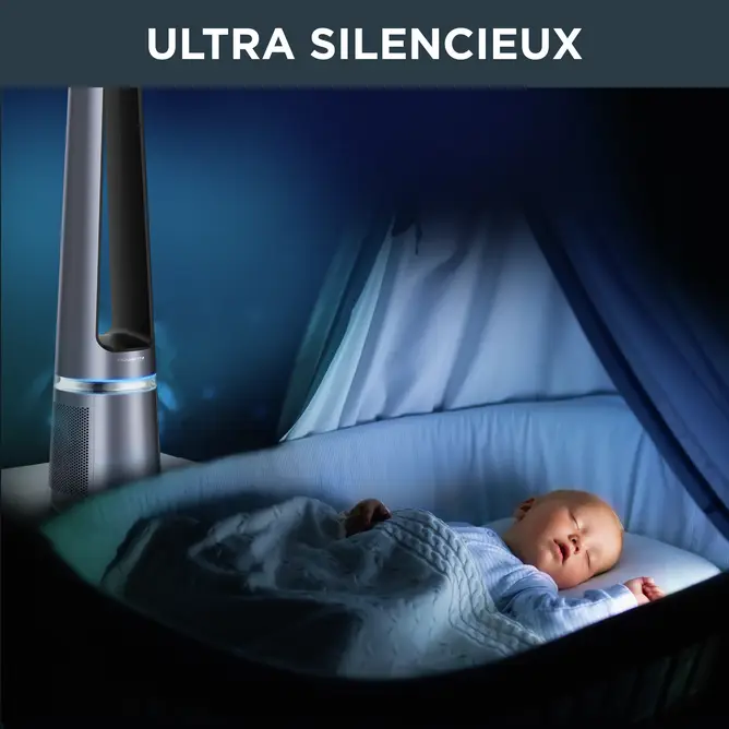 Rowenta Purificateur Ventilateur 2 en 1 Eclipse (QU5030F0)