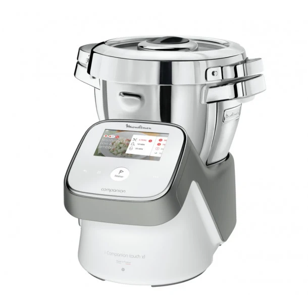 Moulinex Robot cuiseur i-Companion Touch XL avec balance connectée (HF938E00)