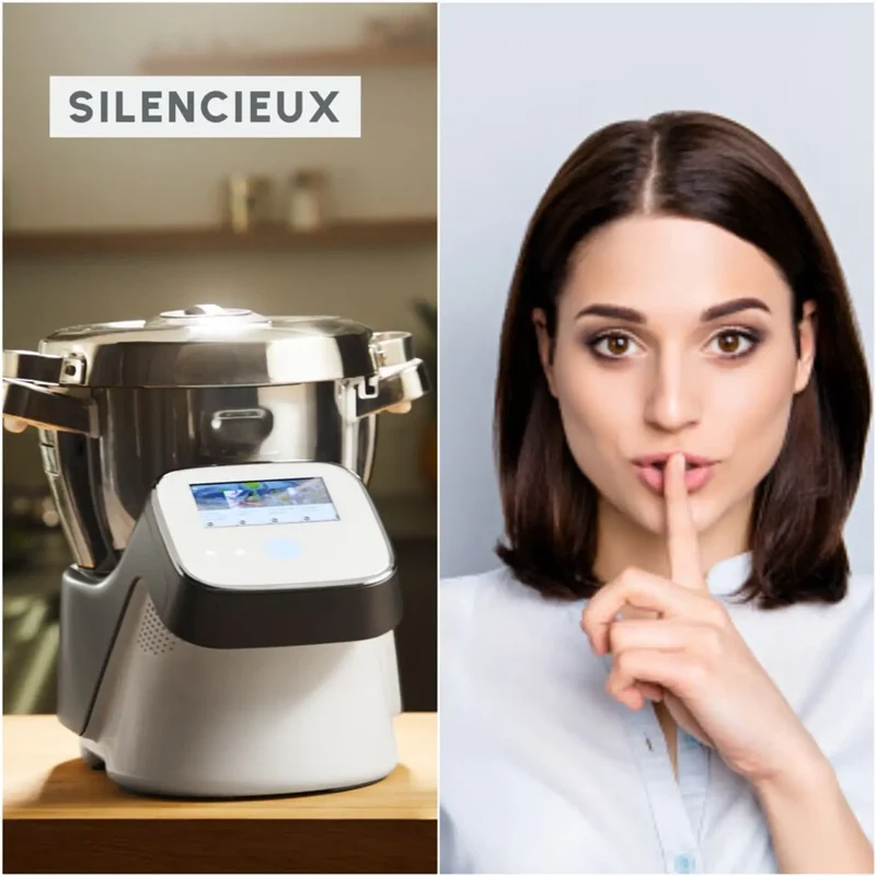 Moulinex Robot cuiseur i-Companion Touch XL avec balance connectée (HF938E00)