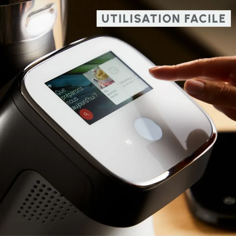 Moulinex Robot cuiseur i-Companion Touch XL avec balance connectée (HF938E00)