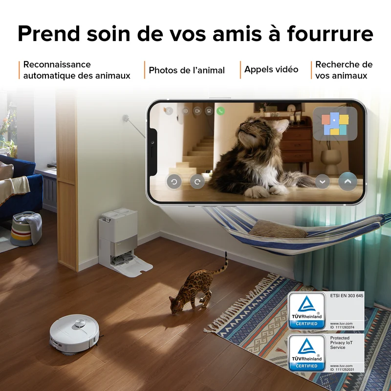Roborock Qrevo Master Set robot aspirateur laveur avec station multifonction 3.0
