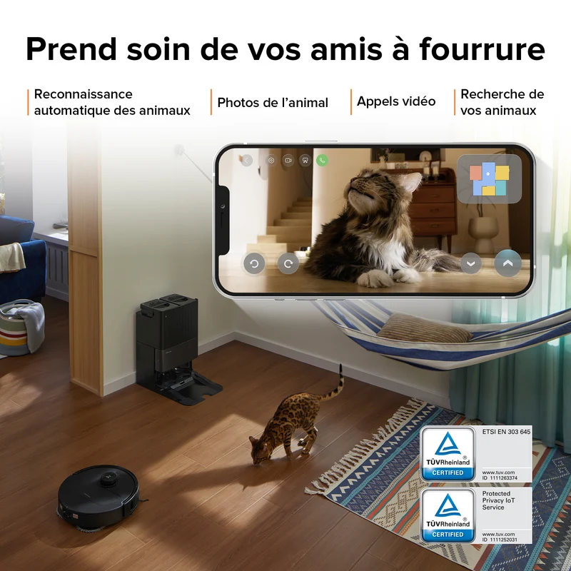 Roborock Qrevo Master Set robot aspirateur laveur avec station multifonction 3.0