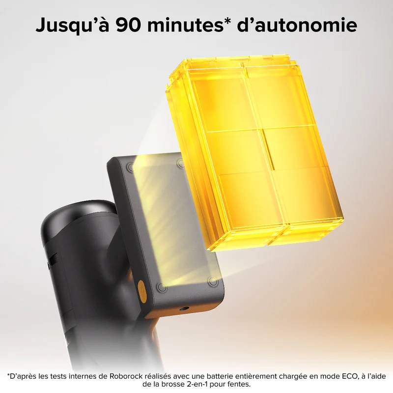 Batterie lithium-ion 8 cellules 2964 mAh pour H60 Hub Ultra/H60 Ultra – Grande capacité pour une autonomie prolongée, compatible avec les aspirateurs à main sans fil