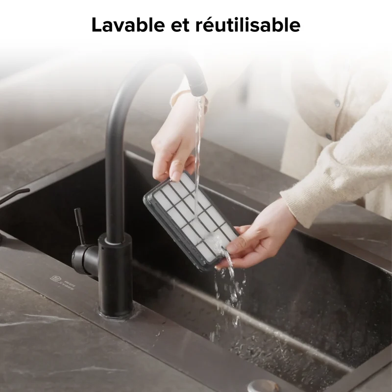 Filtre lavable d’origine Roborock pour aspirateurs balais H60 Hub Ultra et H60 Hub Pro
