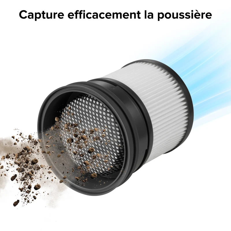 Filtre lavable d’origine Roborock pour aspirateurs balais de la série H60 et H60 Hub