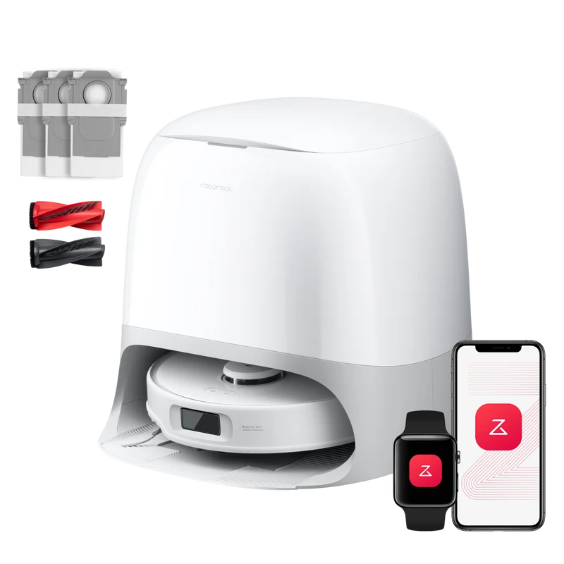 Roborock Qrevo Curv S5X Série robot aspirateur laveur avec station d’accueil multifonctionnelle 3.0
