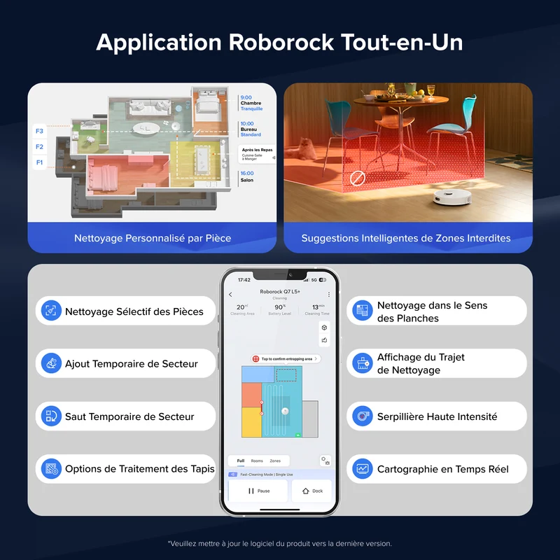 Roborock Q7 L5+ robot aspirateur