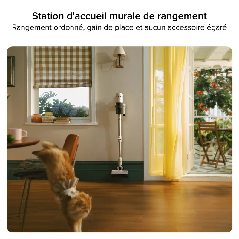 Roborock H60 Aspirateur sans fil 2-en-1 avec détection de puissance