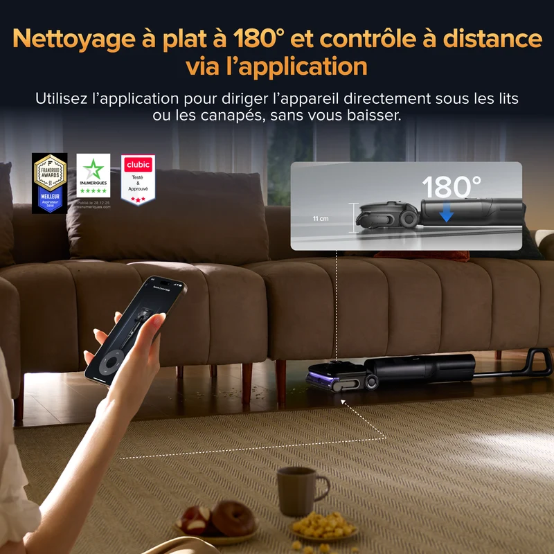 Roborock F25 Ultra – Aspirateur humide et sec avec vapeur et eau chaude