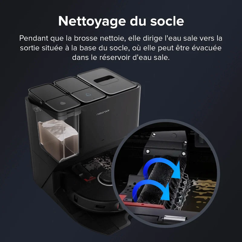 Roborock brosse de nettoyage de la station x2 pour Saros 10, S8 MaxV Ultra, S8 Max Ultra, S8 Pro Ultra, S7 MaxV Ultra, S7 Max Ultra
