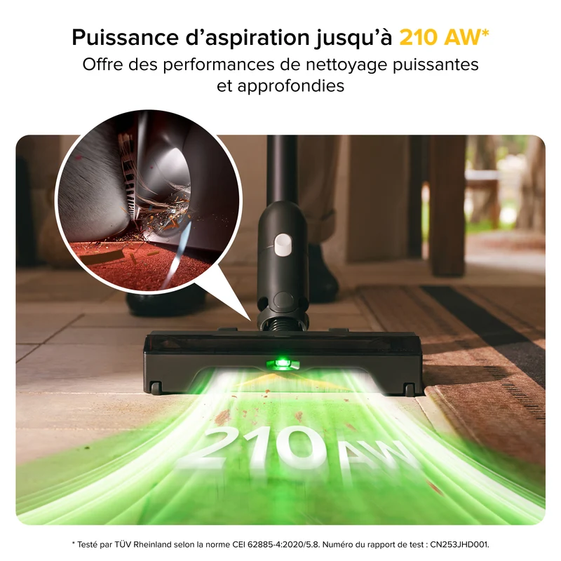 Roborock H60 Ultra aspirateur balai sans fil 3 en 1