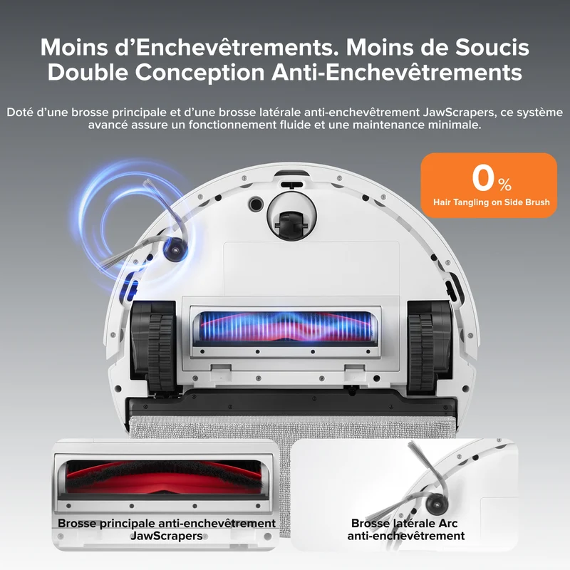Roborock Q10 X5 robot aspirateur laveur avec HyperForce de 10 000 Pa