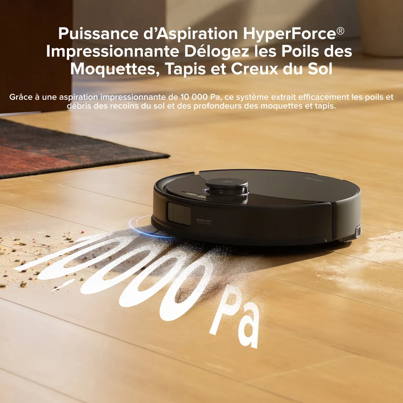 Roborock Q10 X5 robot aspirateur laveur avec HyperForce de 10 000 Pa