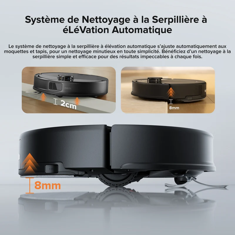 Roborock Q10 X5 robot aspirateur laveur avec HyperForce de 10 000 Pa