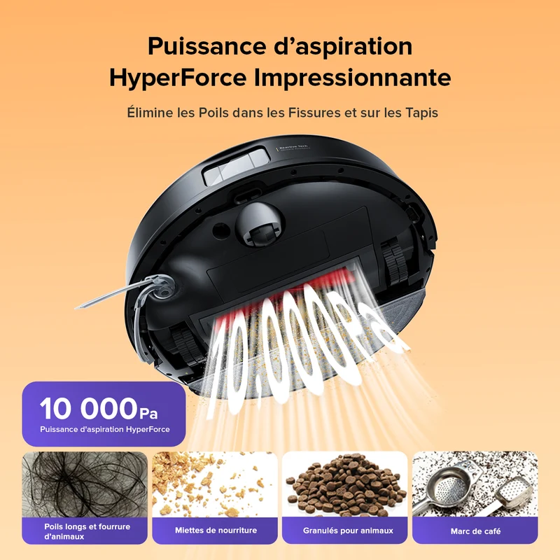 Roborock Q10 S5 robot aspirateur laveur de VibraRise 2.0 avec aspiration de 10 000 Pa