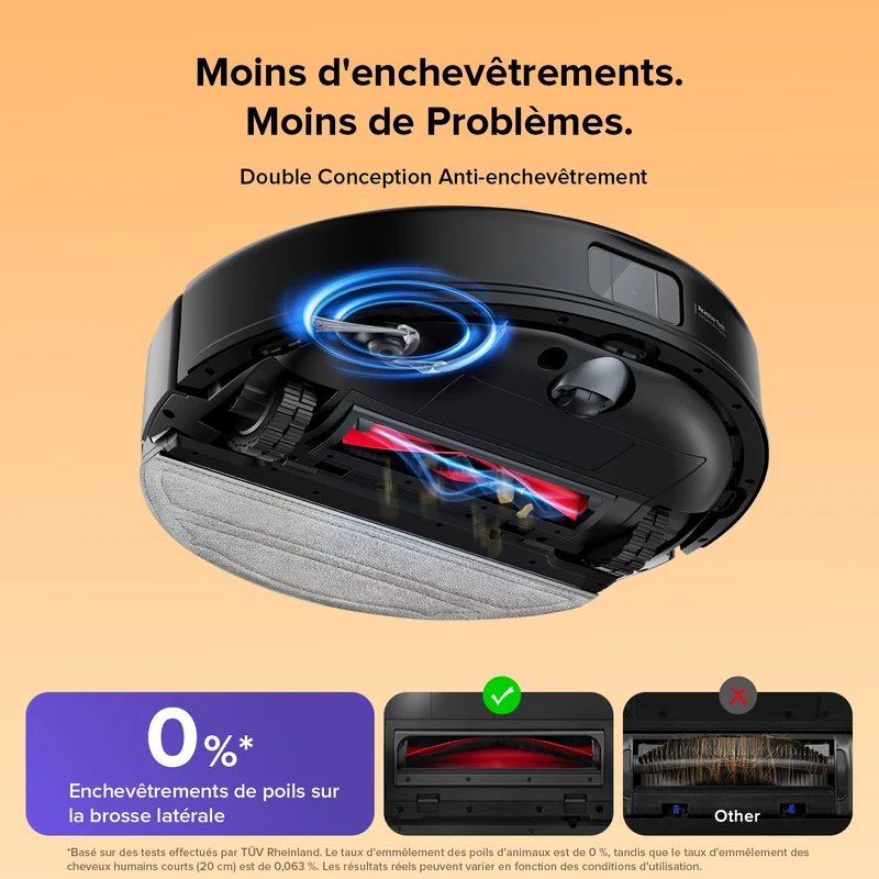 Roborock Q10 S5 robot aspirateur laveur de VibraRise 2.0 avec aspiration de 10 000 Pa