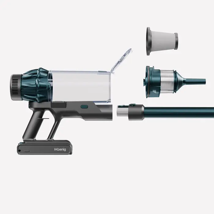 HKoenig Aspirateur balai 2 en 1 sans fil Power+