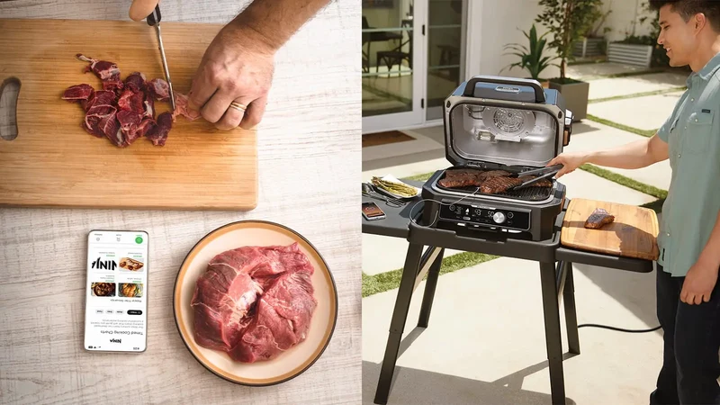 Ninja Barbecue électrique et fumoir Woodfire Pro Connect XL