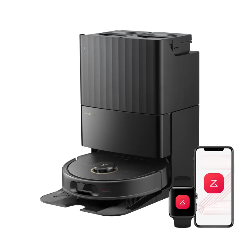 Roborock Qrevo S5V ( Qrevo Pro amélioré ) robot aspirateur laveur avec station d’accueil multifonctionnelle