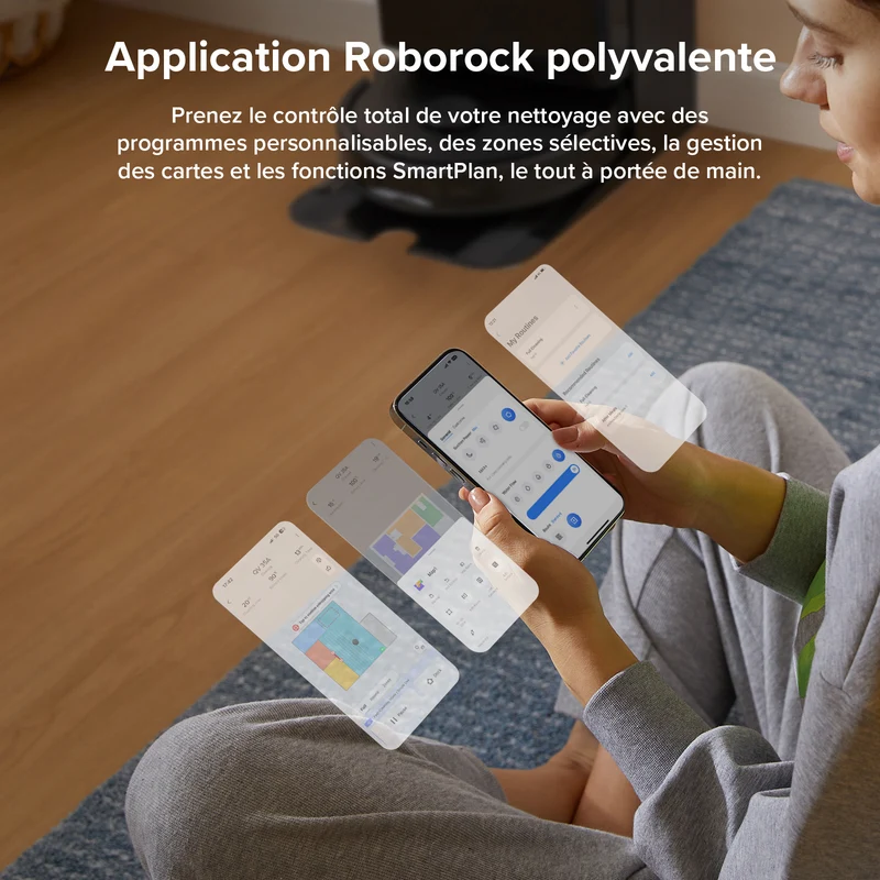 Roborock QV 35A ( Qrevo S amélioré ) robot aspirateur laveur avec station d’accueil multifonctionnelle
