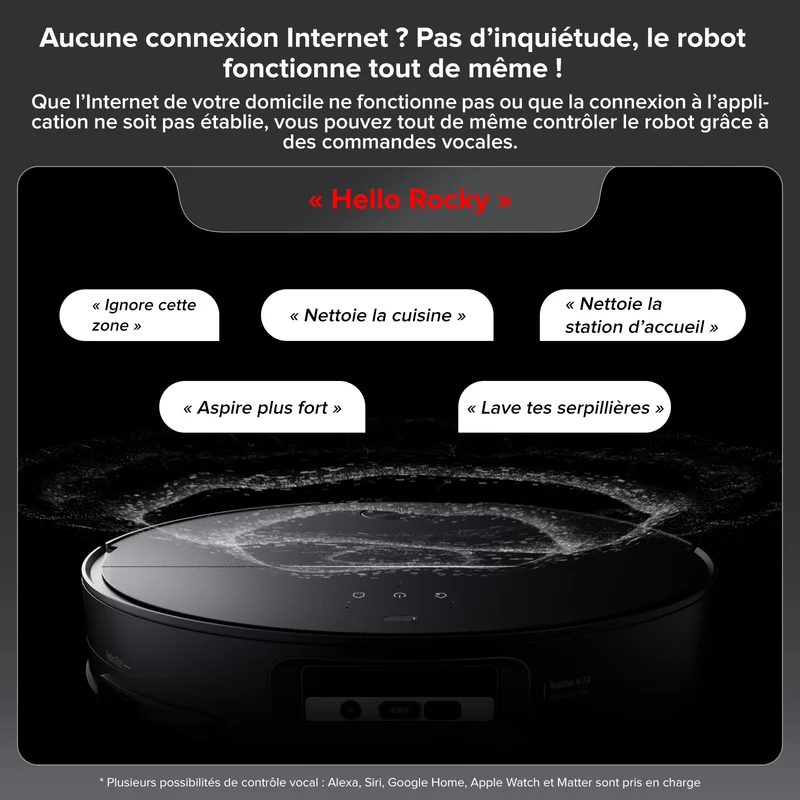 Roborock Saros 10 ( S8 MaxV Ultra amélioré ) robot aspirateur laveur avec station d’accueil multifonctionnelle RockDock® Ultra