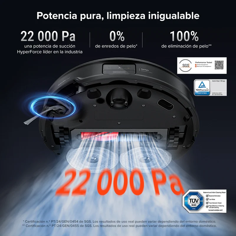 Roborock Saros 10R Robot Aspirateur avec Station Multifonction 4.0