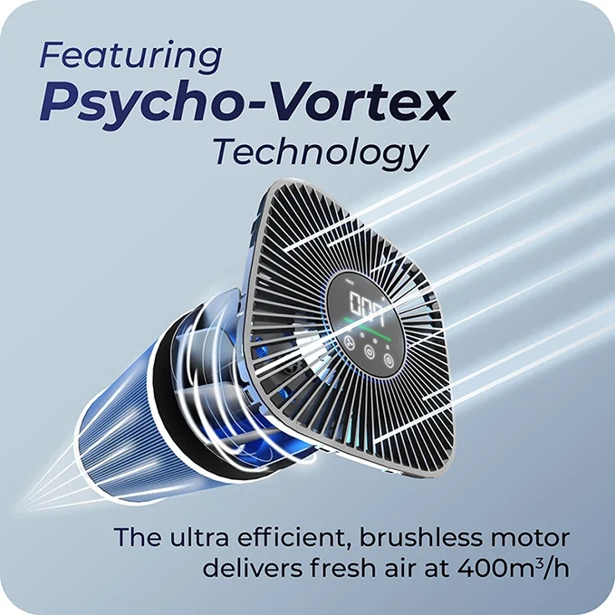 Avalla R-190 air purifier with True HEPA filter