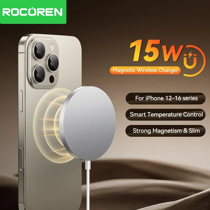 Chargeur Sans Fil Magnétique 15W Qi