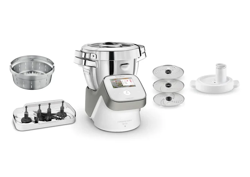 Moulinex Robot cuiseur i-Companion Touch XL avec kit découpe-légumes