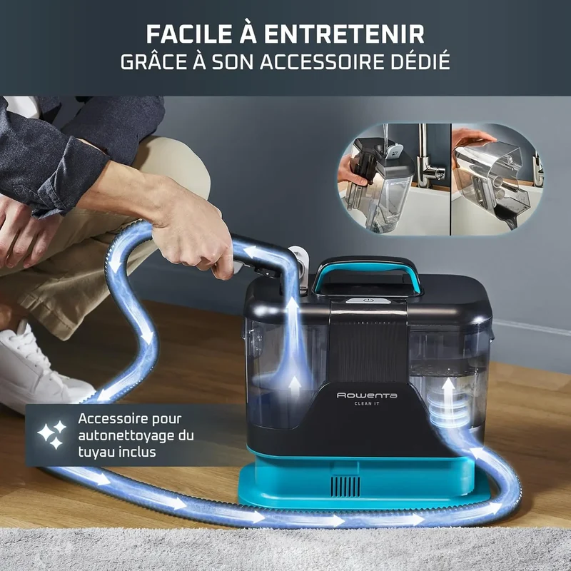 Rowenta Shampouineuse Clean It 750W Pet