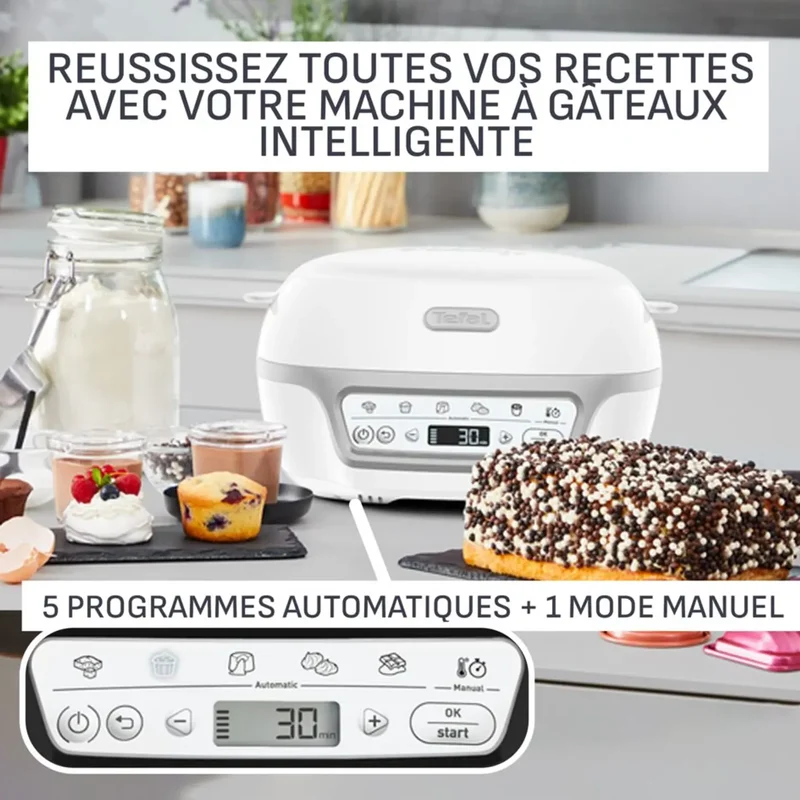 Tefal Cake Factory Délices Silver