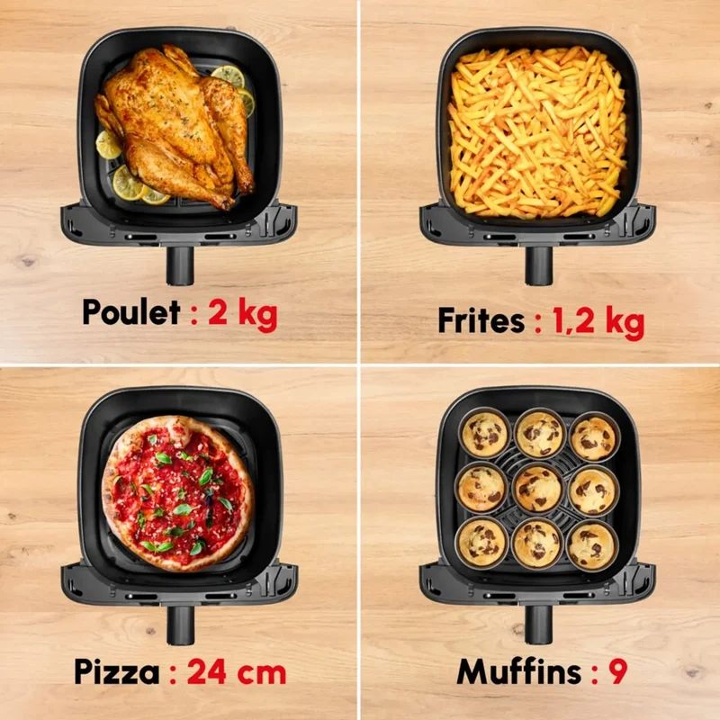 Moulinex Air Fryer Easy Fry Mega 7,5L Inox