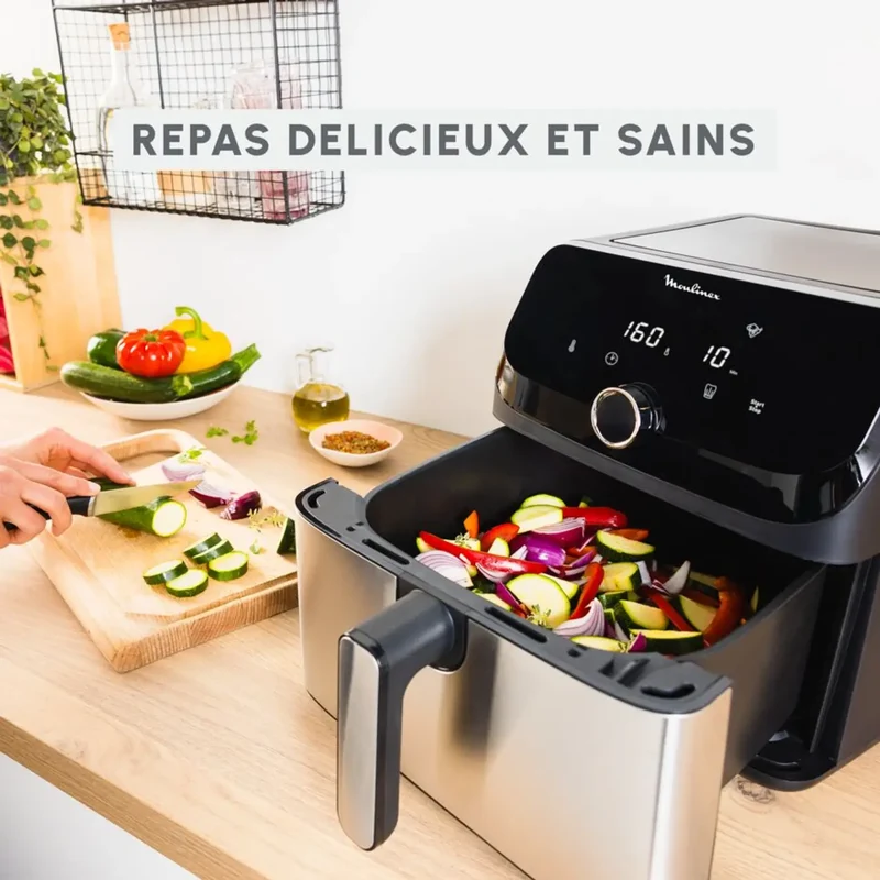 Moulinex Air Fryer Easy Fry Mega 7,5L Inox