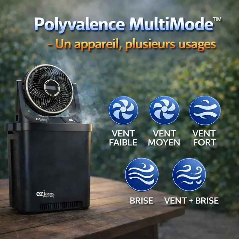 Eziclean Brumisateur Ventilateur MistFlow Ultra