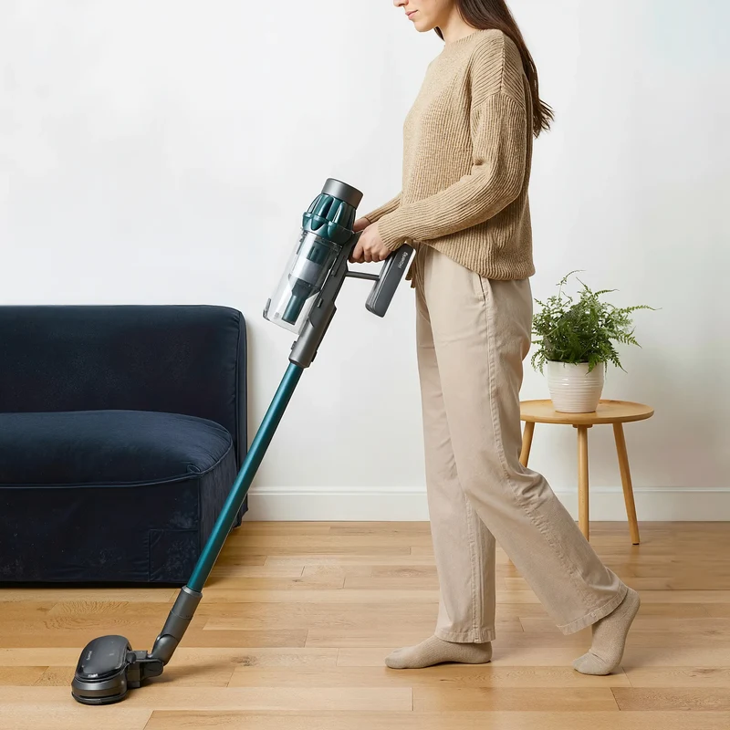 HKoenig Aspirateur balai 2 en 1 sans fil Power+ avec serpillère électrique